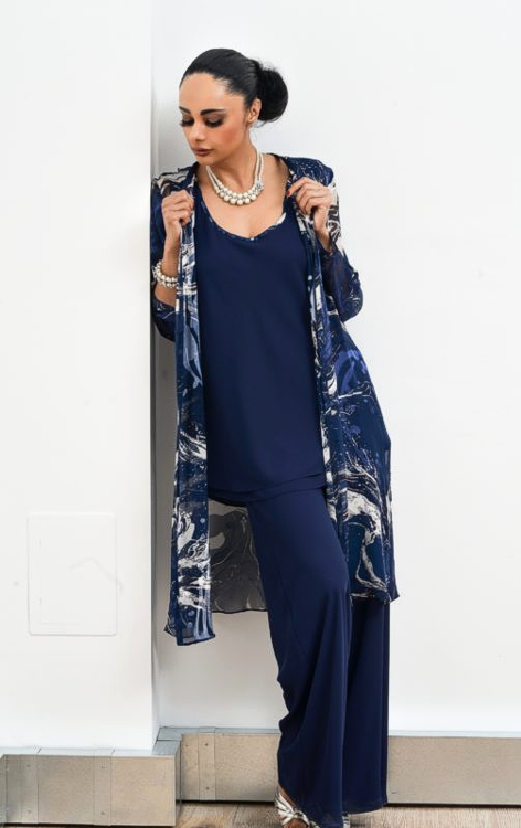 Lewis Henry Silk Pantsuit, part of our designer range, our Pant Suit  collection, 246-231-242.